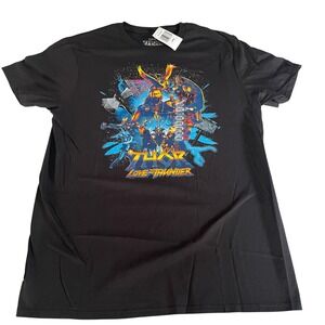 Marvel Thor Love and Thunder Graphic T-Shirt Mens Large Black New NWT